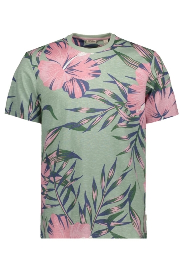 Only & Sons T-shirt ONSKLOP REG SS FLORAL TEE NOOS 22022164 ICEBERG GREEN