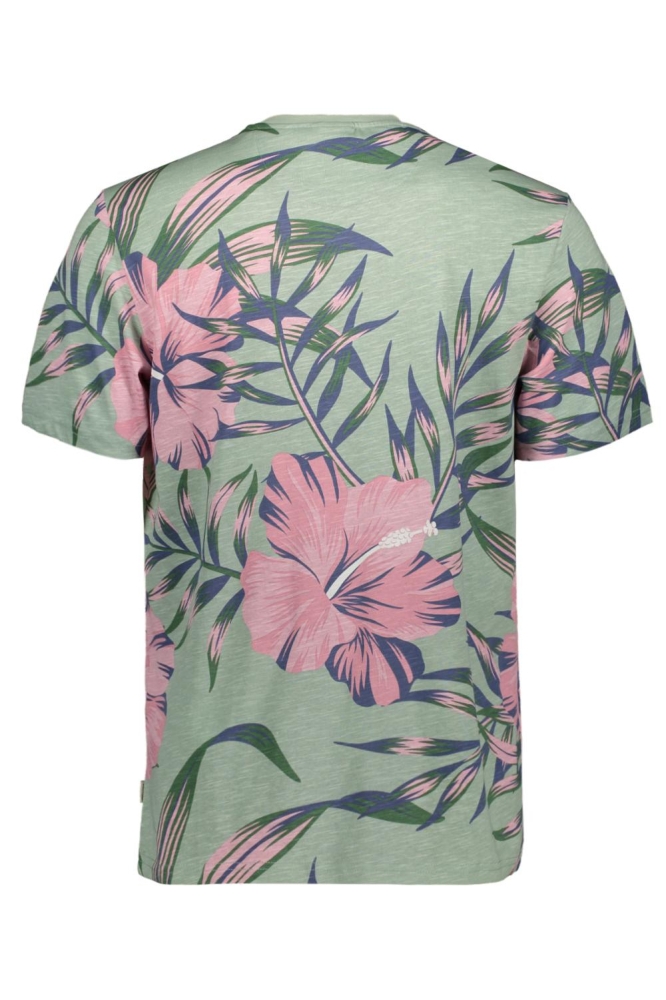 ONSKLOP REG SS FLORAL TEE NOOS 22022164 ICEBERG GREEN