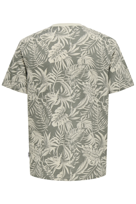 Only & Sons onsperry life reg leaf aop ss tee n