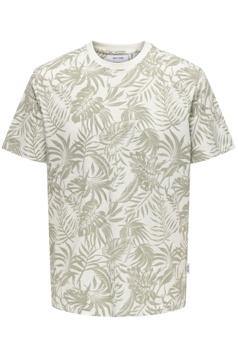 Only & Sons onsperry life reg leaf aop ss tee n