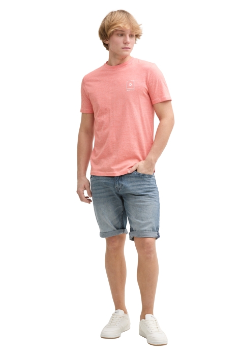 Tom Tailor rounded hem melange t-shirt