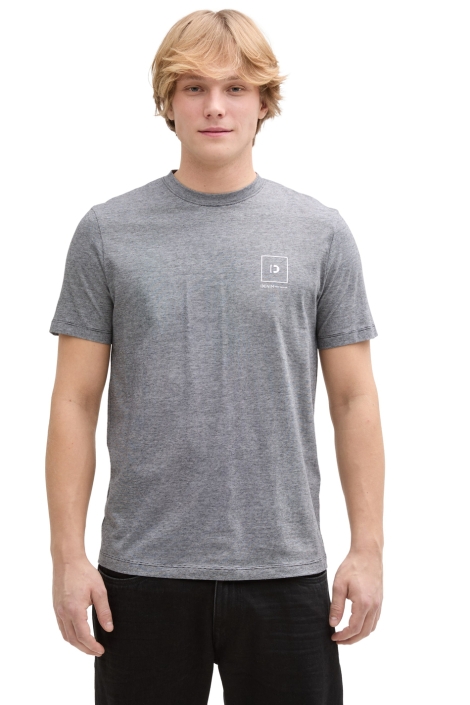 Tom Tailor rounded hem melange t-shirt