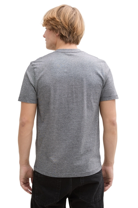 Tom Tailor rounded hem melange t-shirt