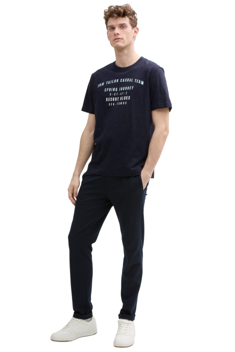 Tom Tailor printed slub t-shirt