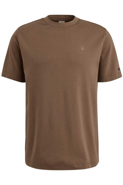 Cast Iron short sleeve r-neck regular fit in