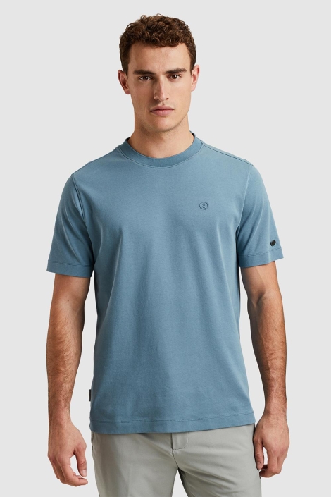 Cast Iron short sleeve r-neck regular fit in