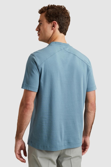 Cast Iron short sleeve r-neck regular fit in