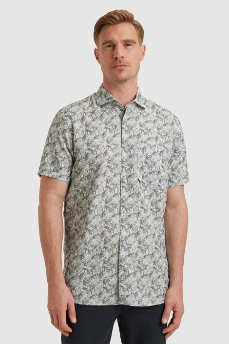 Vanguard short sleeve shirt printed tencel