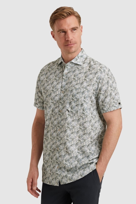 Vanguard short sleeve shirt printed tencel