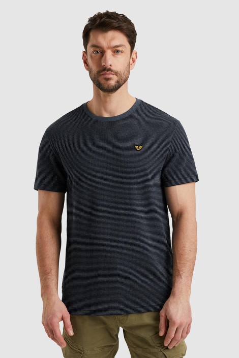 PME legend short sleeve r-neck textured strip