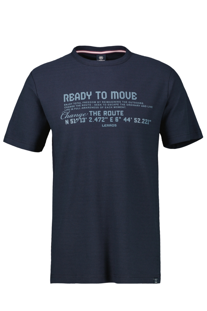 T SHIRT MET TEKST 2533025 485 CLASSIC NAVY