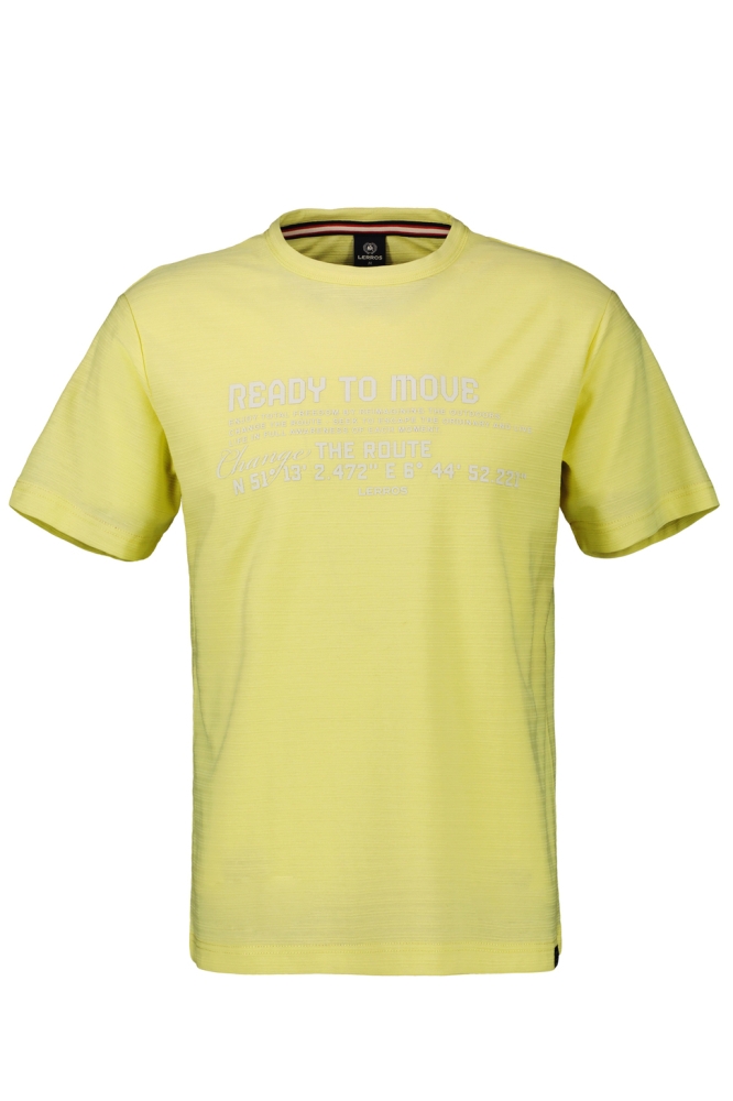 T SHIRT MET TEKST 2533025 532 FADED YELLOW