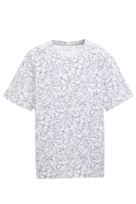 Tom Tailor allover printed slub t-shirt