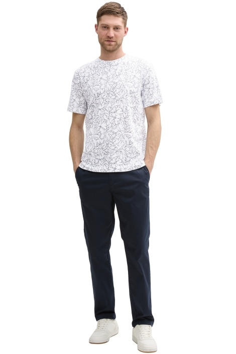 Tom Tailor allover printed slub t-shirt