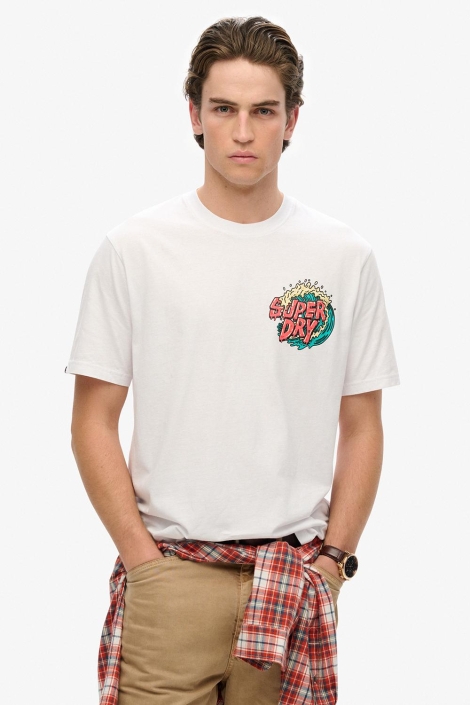 Superdry outdoor narrative loos tee