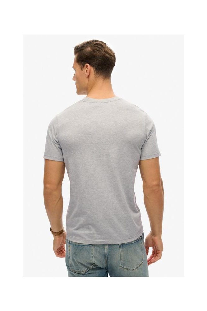 VL EMROIDERED RELAXED TEE M1012207A Mid Grey Marl