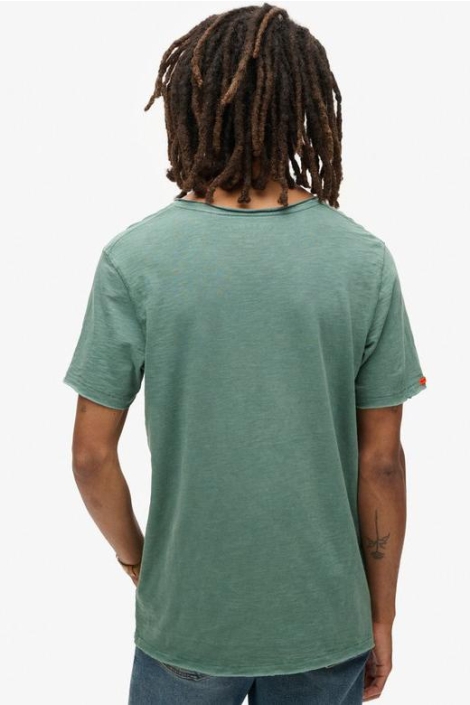 Superdry raw edge slub t shirt