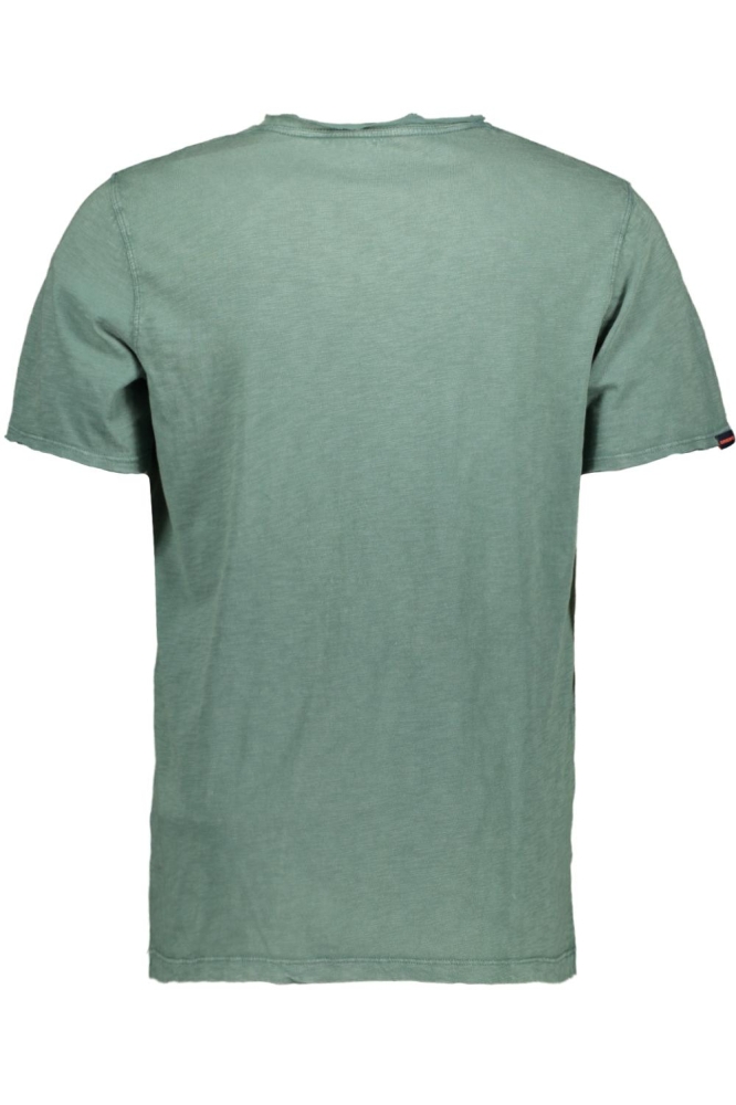 RAW EDGE SLUB V T SHIRT M1012076A DRIUS GREEN