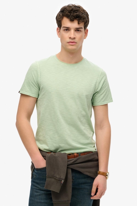 Superdry raw edge slub t shirt