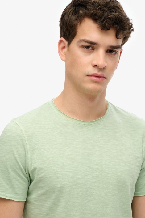 Superdry raw edge slub t shirt