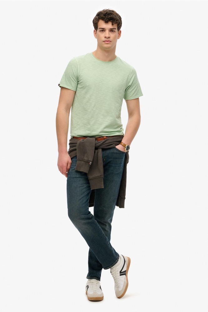 RAW EDGE SLUB T SHIRT M1012076A HEMLOCK GREEN