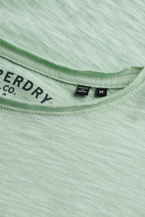 Superdry raw edge slub t shirt