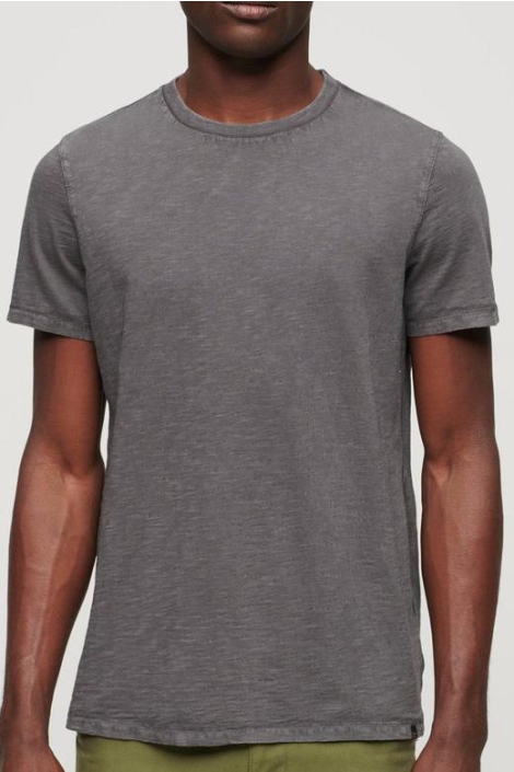 Superdry raw edge slub t shirt