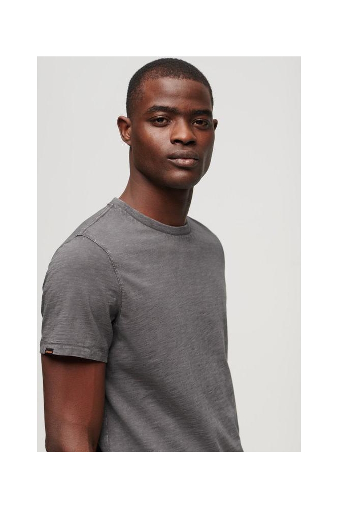 RAW EDGE SLUB T SHIRT M1012076A DARK GREY