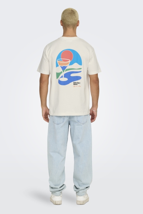 Only & Sons onspalm days print rlx ss tee