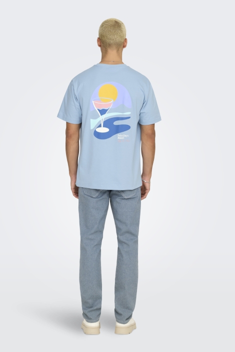 Only & Sons onspalm days print rlx ss tee