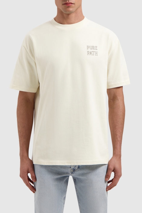 Pure Path loose fit crewneck ss tshirts