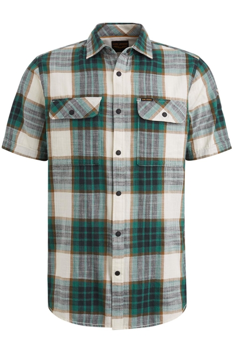 PME legend short sleeve shirt y/d slub herrin