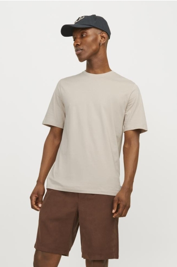 Jack & Jones T-shirt JJEORGANIC BASIC TEE SS O-NECK NOOS 12156101 MOONBEAM