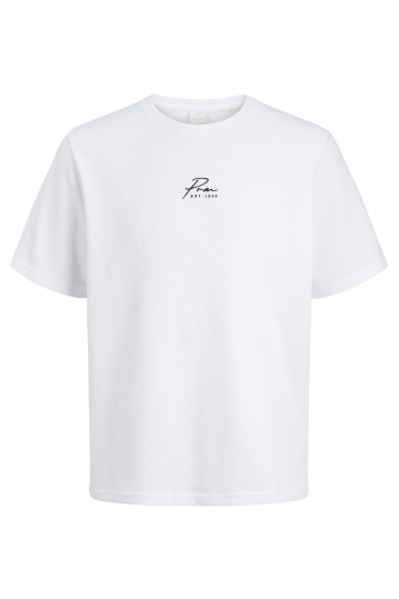 Jack & Jones T-shirt JPRFRANCO SS TEE STYD SS25 12286343 BRIGHT WHITE