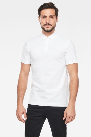 G-Star RAW Polo DUNDA SLIM POLO SS D11595-5864 110 white