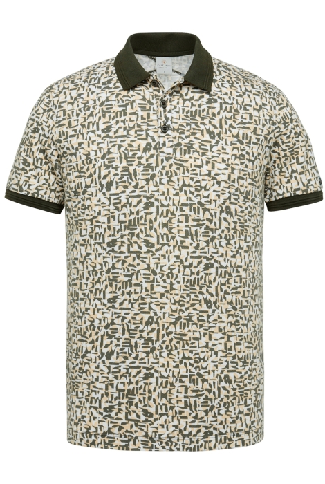 Cast Iron short sleeve polo pique