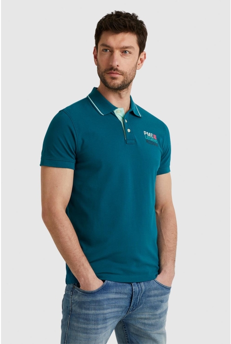 PME legend short sleeve polo stretch pique pa