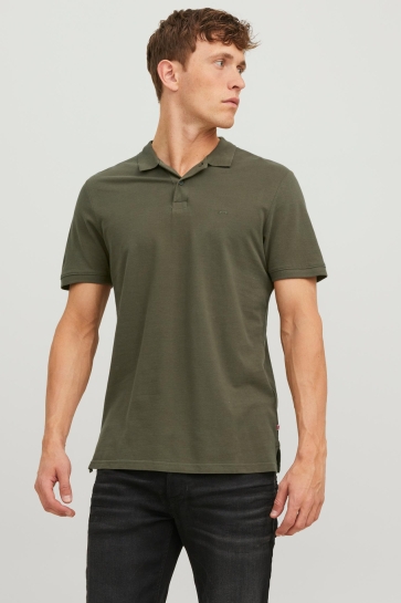 Jack & Jones Polo JJEBASIC POLO SS NOOS 12136516 Olive Night