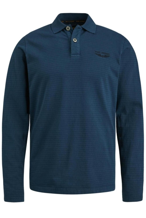 PME legend long sleeve polo subtle stripe