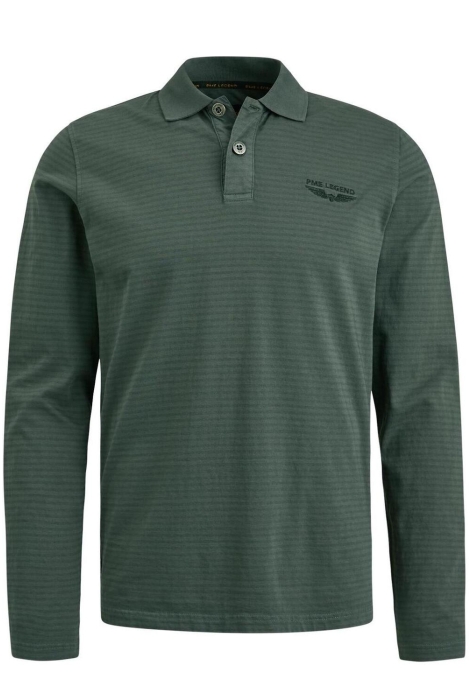 PME legend long sleeve polo subtle stripe