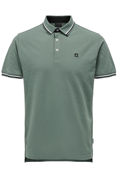 Only & Sons onsfletcher life slim ss polo noos