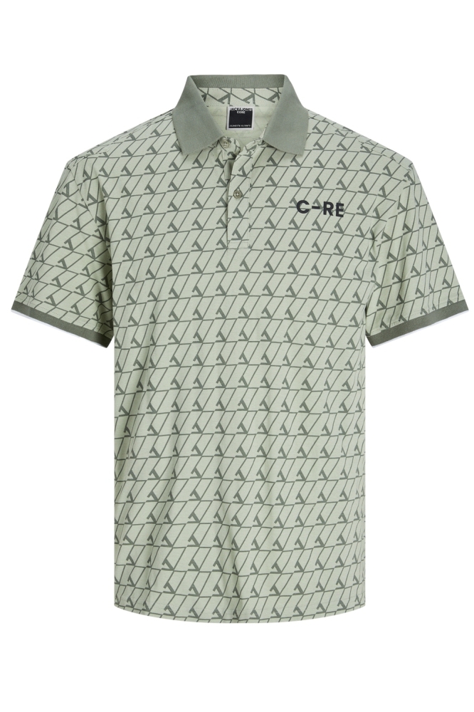 JCOSUMMER AOP POLO SS 12256649 DESERT SAGE