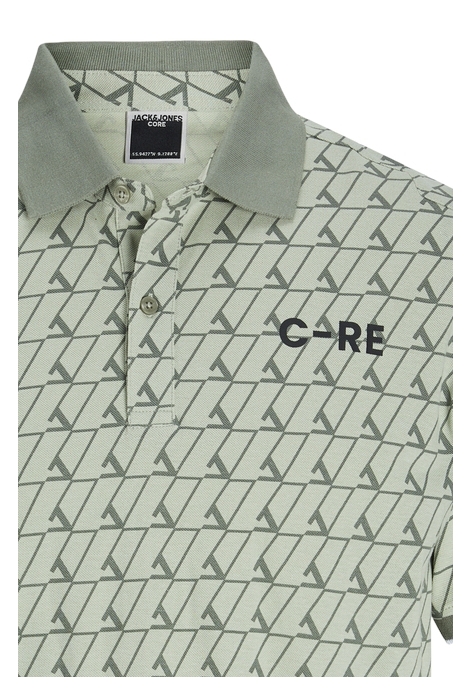 JCOSUMMER AOP POLO SS 12256649 DESERT SAGE