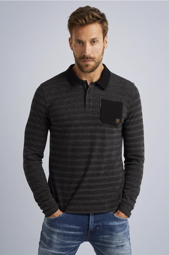 LONG SLEEVE PIQUE POLO PPS2310819 9139