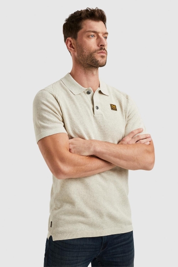 PME legend Polo POLO SHIRT WITH KNITTEDIN STRUCTURE PPSS2402853 910