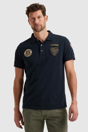 PME legend Polo POLO SHIRT WITH BADGES PPSS2402872 5281