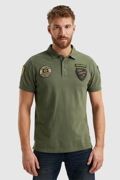 PME legend short sleeve polo pique badge