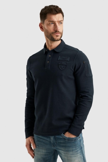 PME legend Polo POLO SHIRT WITH LONG SLEEVES PPS2402804 5281