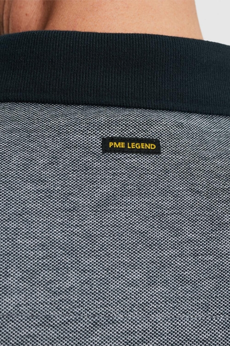 PME legend short sleeve polo two tone pique