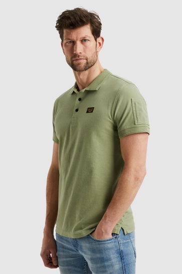 PME legend Polo POLO SHIRT WITH CARGO POCKET PPSS2403899 6377